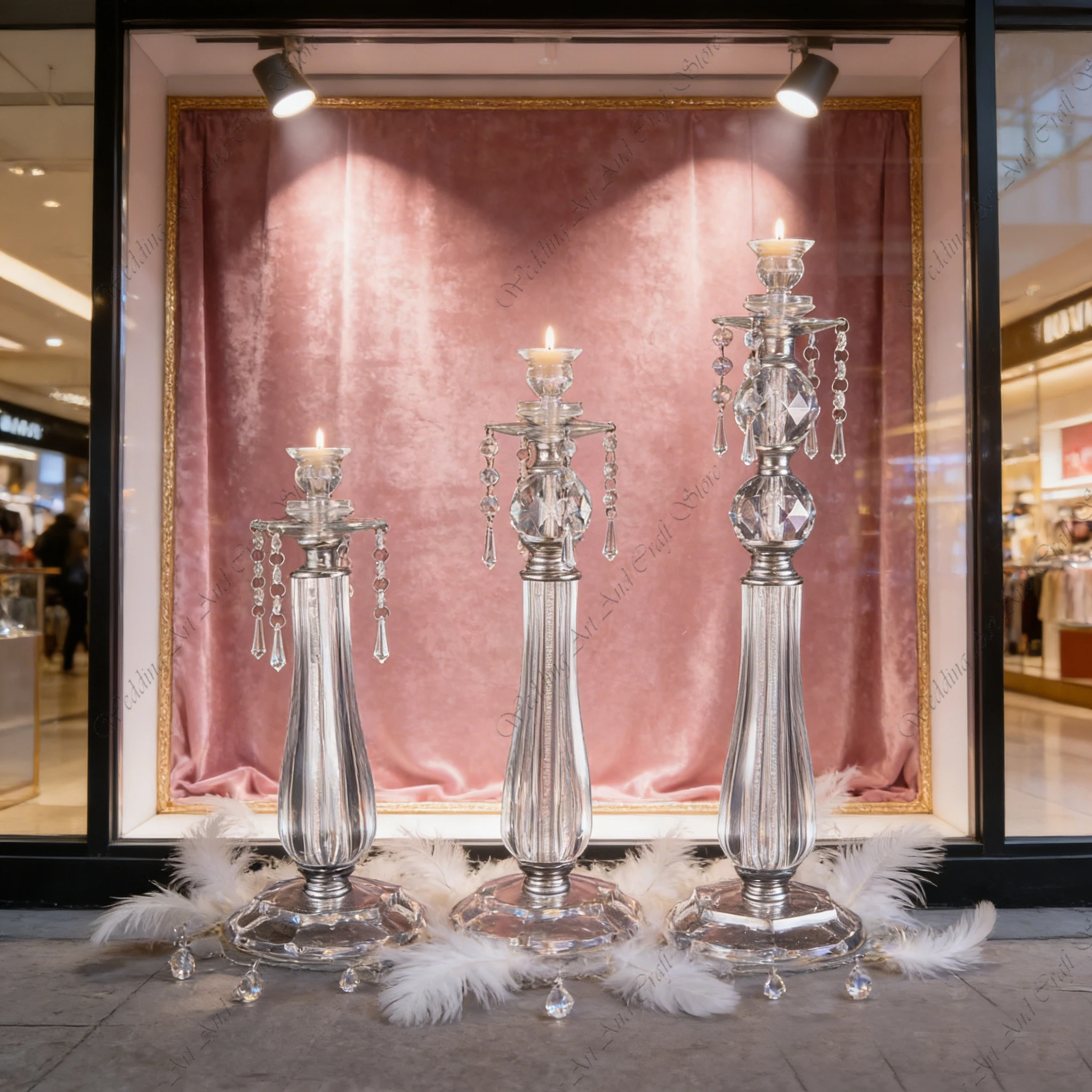 

10 шт. f30 50-100 см прочный металлический прозрачный подсвечник для свадебной центральной части акриловые канделябры украшение стола плющ 567