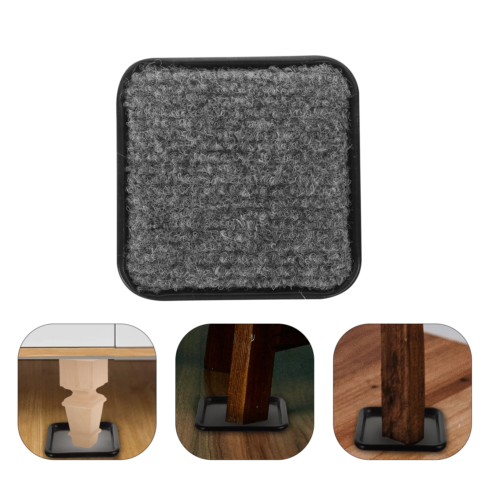 

Furniture Legs 42MM Non-slip Floor Protectors Durable Plastic Coasters Multi-function Chair Home Supply Wear-resistant Bed