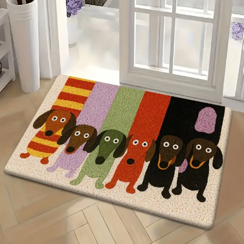 Portable Animal Carpet Non-slip Absorbent Mat 40x60cm/50x80cm Soft Door Gasket for Living Room Tea Table Bedside