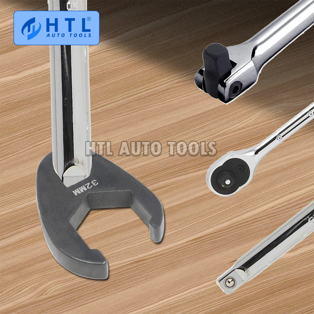 Krähenfuß-Schlüsselsatz 1/2" und 3/8" Antrieb, Bördelmutter-Krähenfuß-Schlüsselsatz, metrisch 8-32mm, 6-kant Krähenfuß-Schlüsselsatz – Detail 6