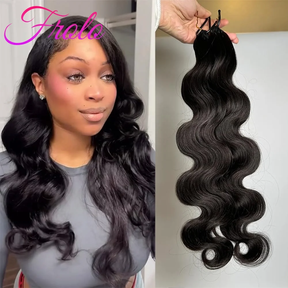 

Наращивание волос Body Wave: предварительно разделенные косы крючком из натуральных бразильских волос для плетения в стиле бохо, без узлов, с эффектом перьев