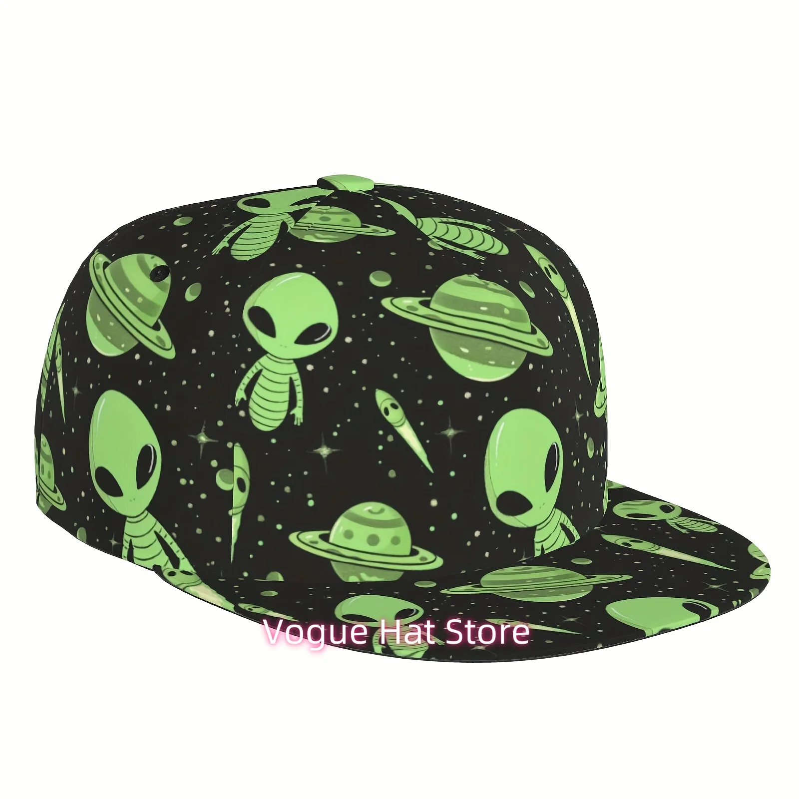 1pc, Baseball And Golf Hat Featuring a Green Alien from Space, Suitable for Both Men And Women, Perfect for Seasonal Running And