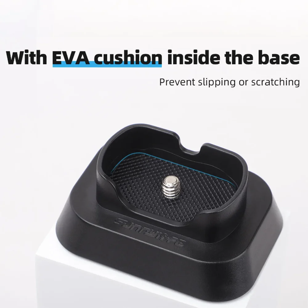 Sunnylife For Insta360 X4 Silicone Desktop Base Accessories Sports Camera Vertical Non-Slip Stand Protective Base