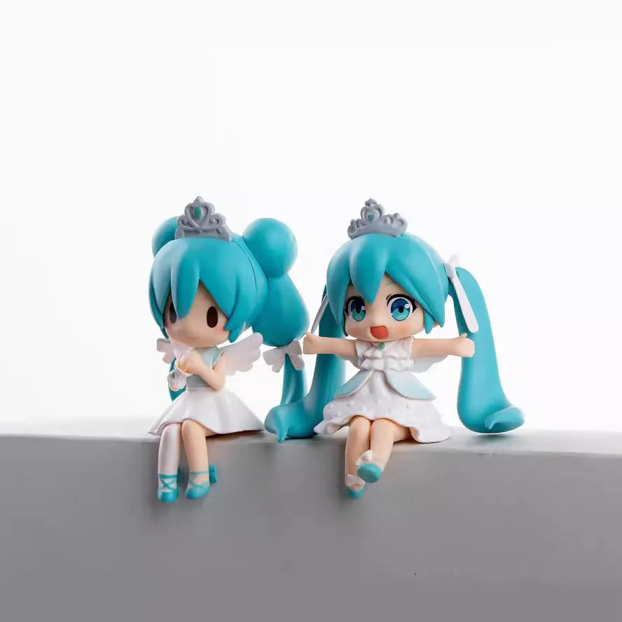 

7.5cm Hatsune Miku Cute Edition Little Princess Beautiful Girl Figure Model Statue Collection Desktop Decoration Ornament Gifts