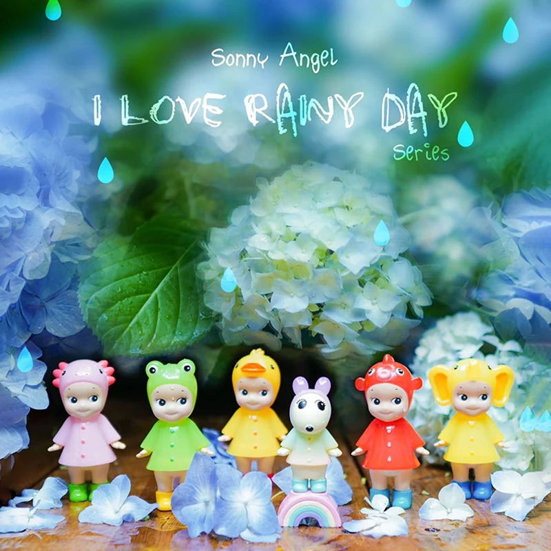 

Sonny Angel I Love Rainy Days Series Blind Box Creative Figurine Desktop Decoration Cure gifts Preorder Available
