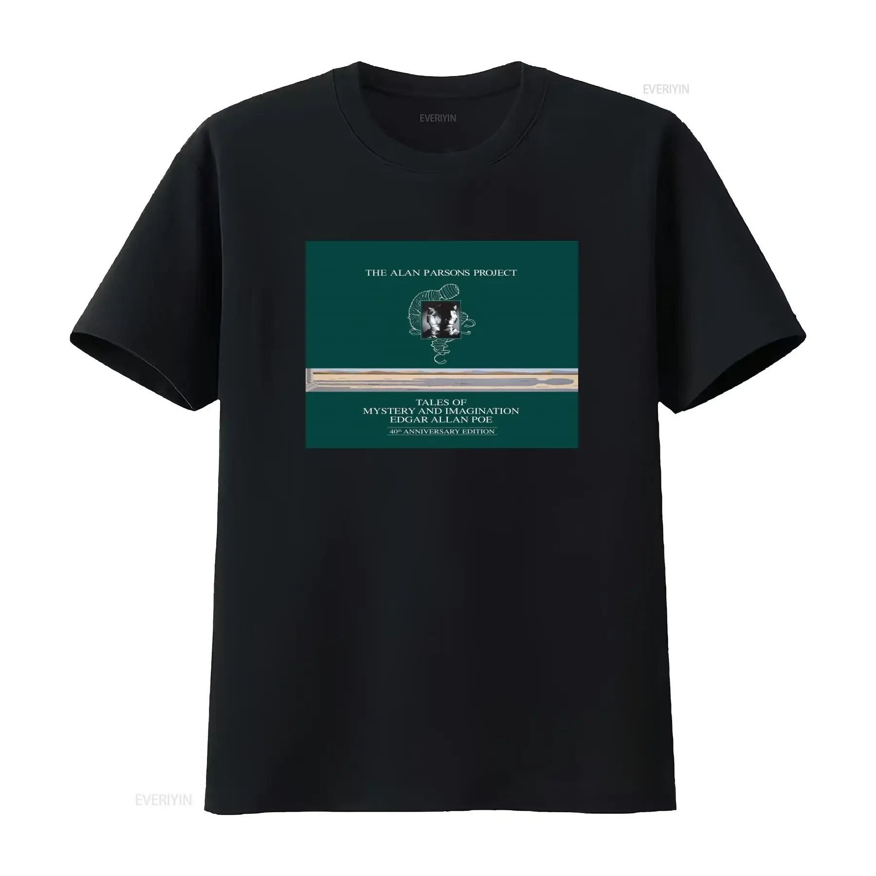 T-shirt THE ALAN PARSONS PROJECT, contes de mystère et d'imagination, édition du 40e anniversaire d'Edgar Allan Poe, S M L XL vintage