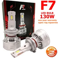 EURS H7 LED Bulb Led F7 130W LED H7 headlight kit Fog Light H4 H8 H11 H1 9005 9012 h13 LED Lamp LED Headlights Turbo Bulbs  24v