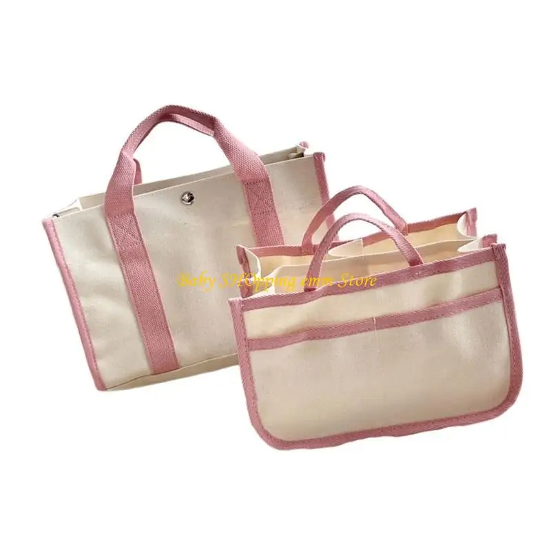 

23GD Stylish Diaper Bag Multifunction Diaper Bag Multifunction Diaper Bag Canvas Mom Bag Large Capacity for Parents Spacious