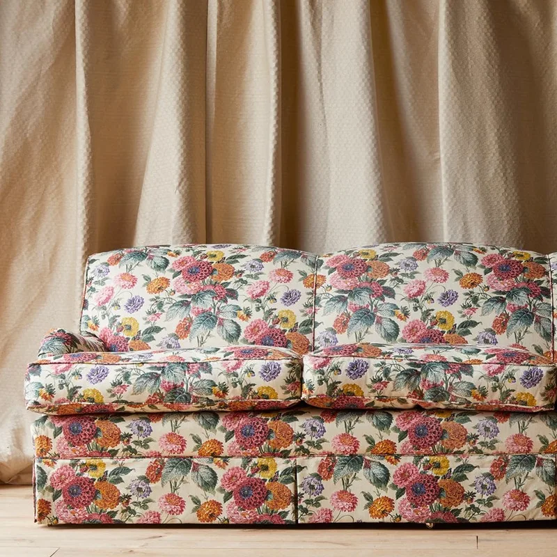 

Тканевый диван для дома, гостиной, американская ретро-вилла, главная спальня, прикроватный диван для отдыха