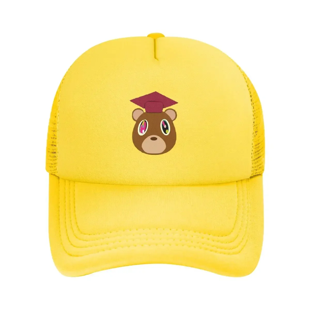 

Kanye West Dropout Bear Chicago Vintage Graduation Mesh Baseball Caps Snapback Baseball Hats Casquette For Men's And Women's