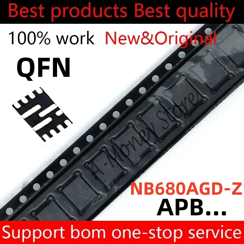 

(5pcs)NB680AGD NB680AGD-Z NB680A (APBF APBE APBG APB*) QFN-12