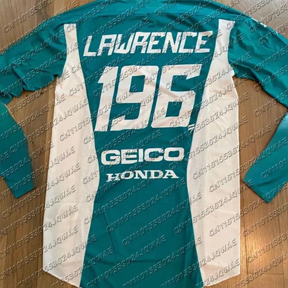 2025 جديد هوندا هنتر لورانس أما موتوكروس جيرسي سباق قميص الرجال تنفس التجفيف السريع موضة تي شيرت رياضي غير رسمي #1