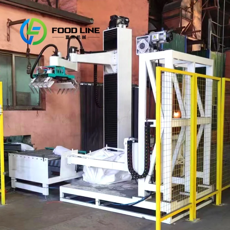 Automatic 5kg 15kg 25kg 50kg  Bags Bottle Box Carton Robot Palletizer Single Column Robot Palletizer