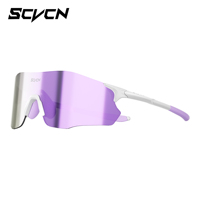 SCVCN Photochromic Cycling Glasses Man Bicycle Eyewear Cycling Running Women Bike UV400 Goggles Outdoor Sports Sunglasses