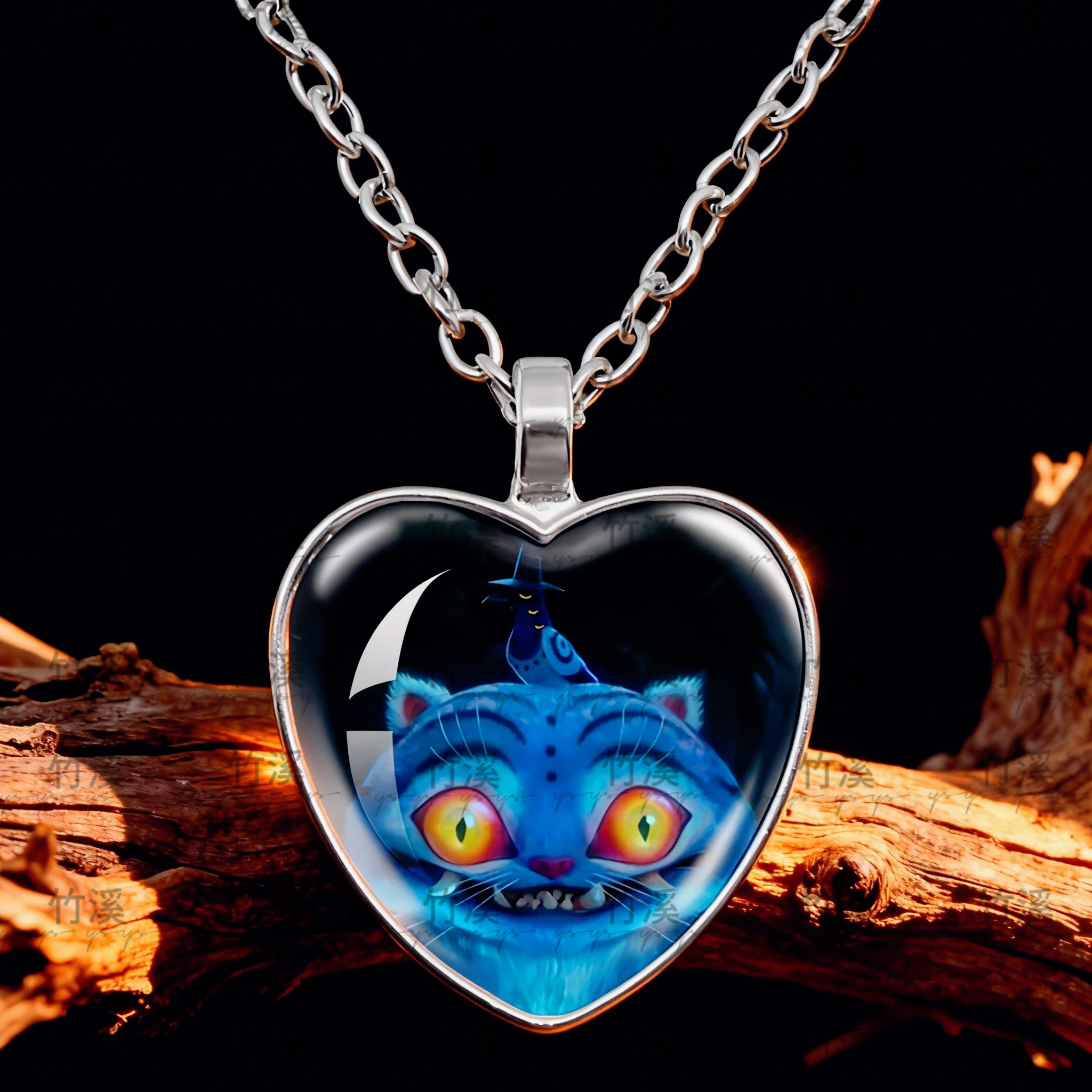 قلادة ساحرة لشخصية الرسوم المتحركة - هدية مجوهرات كرتونية لطيفة للفتيات، إكسسوار قلادة أنيق للأطفال