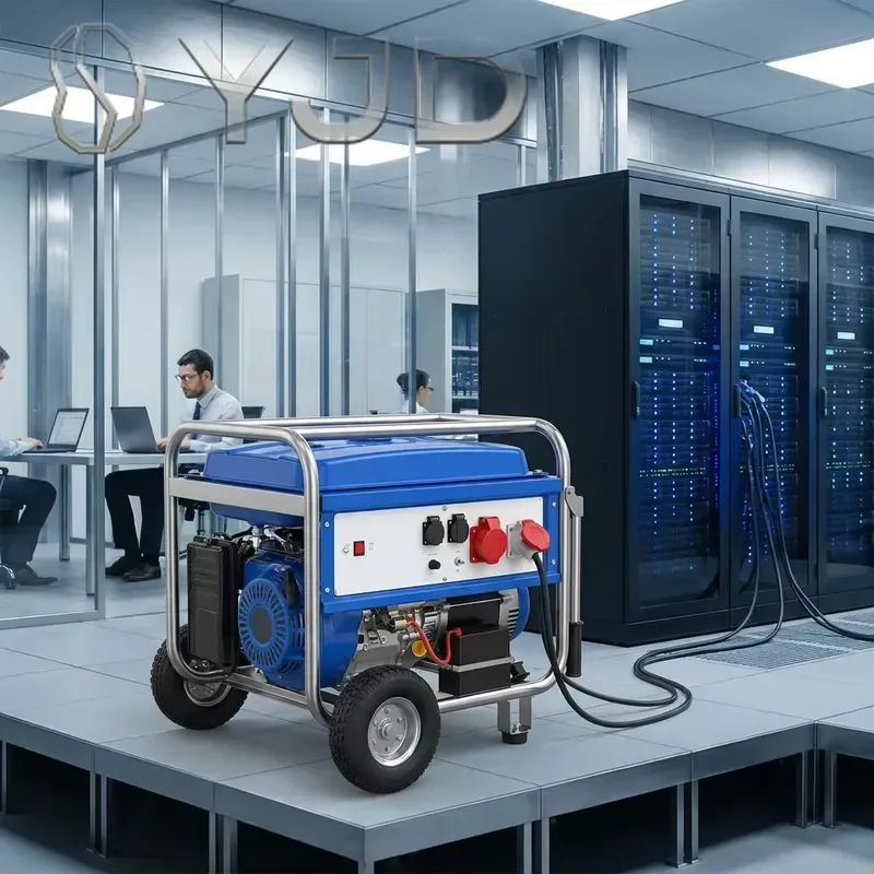 YJD Yuchai 2.8-18kw Hot Sale 450KW Open Frame Silent Type Diesel Generator Set Low Noise Remote Control ATS 24V DC Electric Star