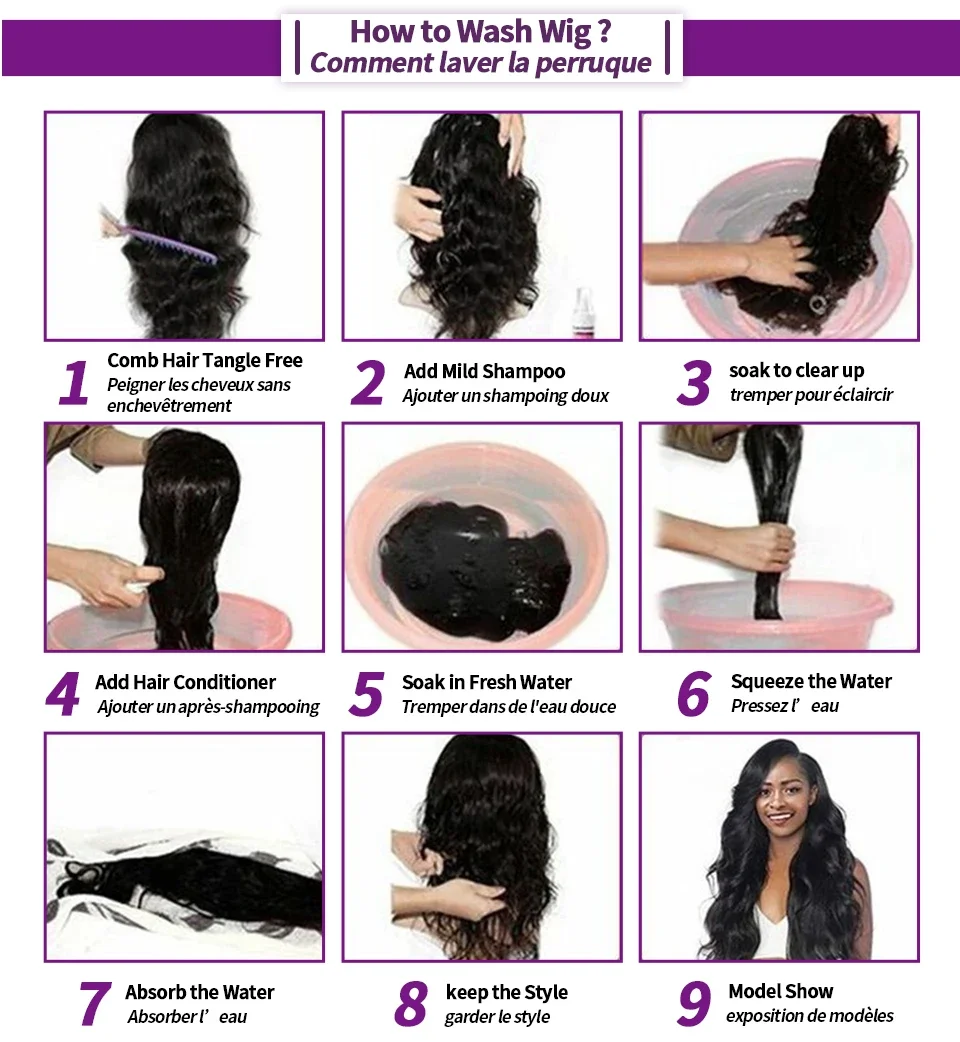 Super Double Drawn Echthaar-Bündel mit Verschluss 2x6/5x5/13x4/13x6 16A Virgin Hair Extensions Weave Echthaar 100% Natürlich – Detail 9