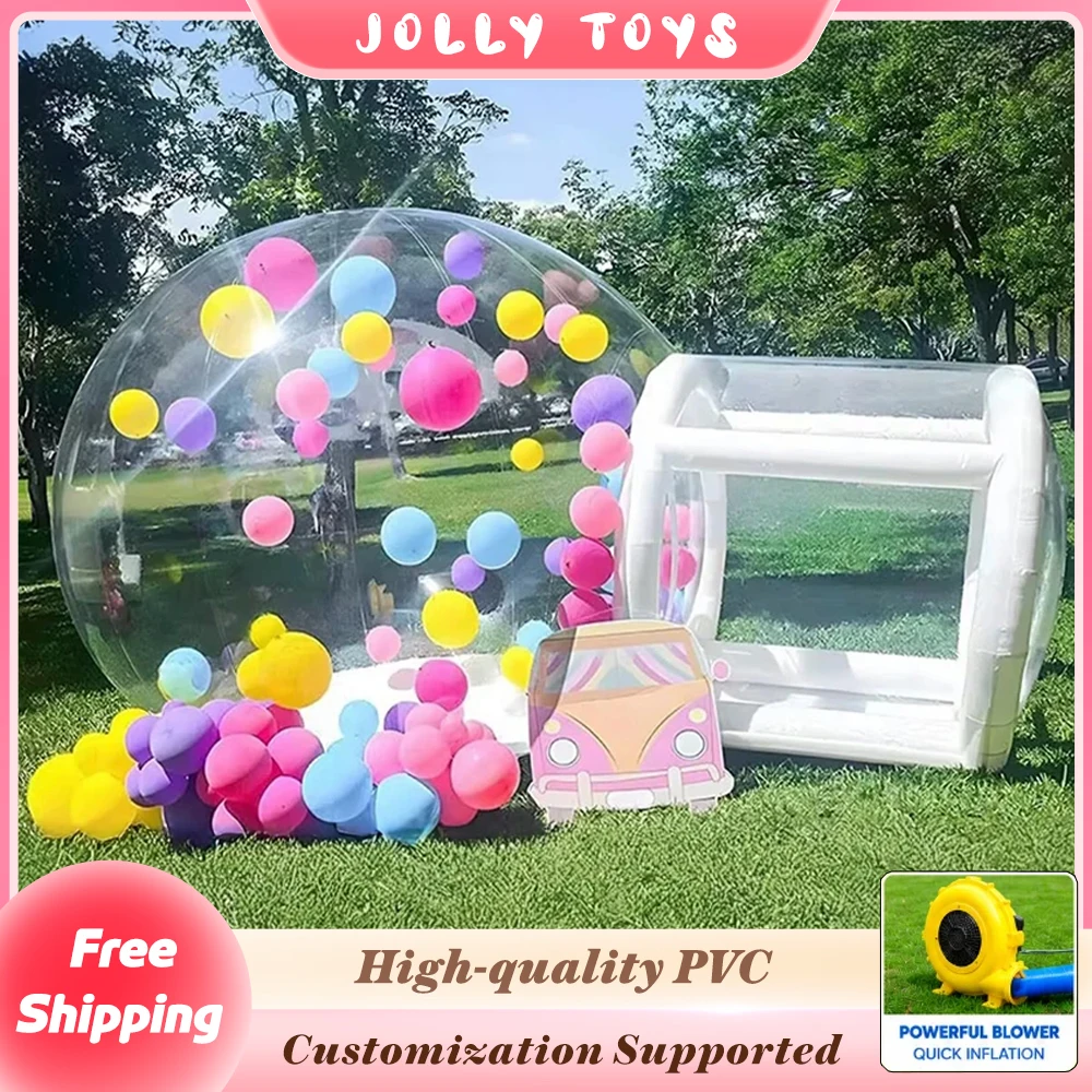 Bubble Machine Outdoor - Casa Inflável Transparente em PVC, Tenda