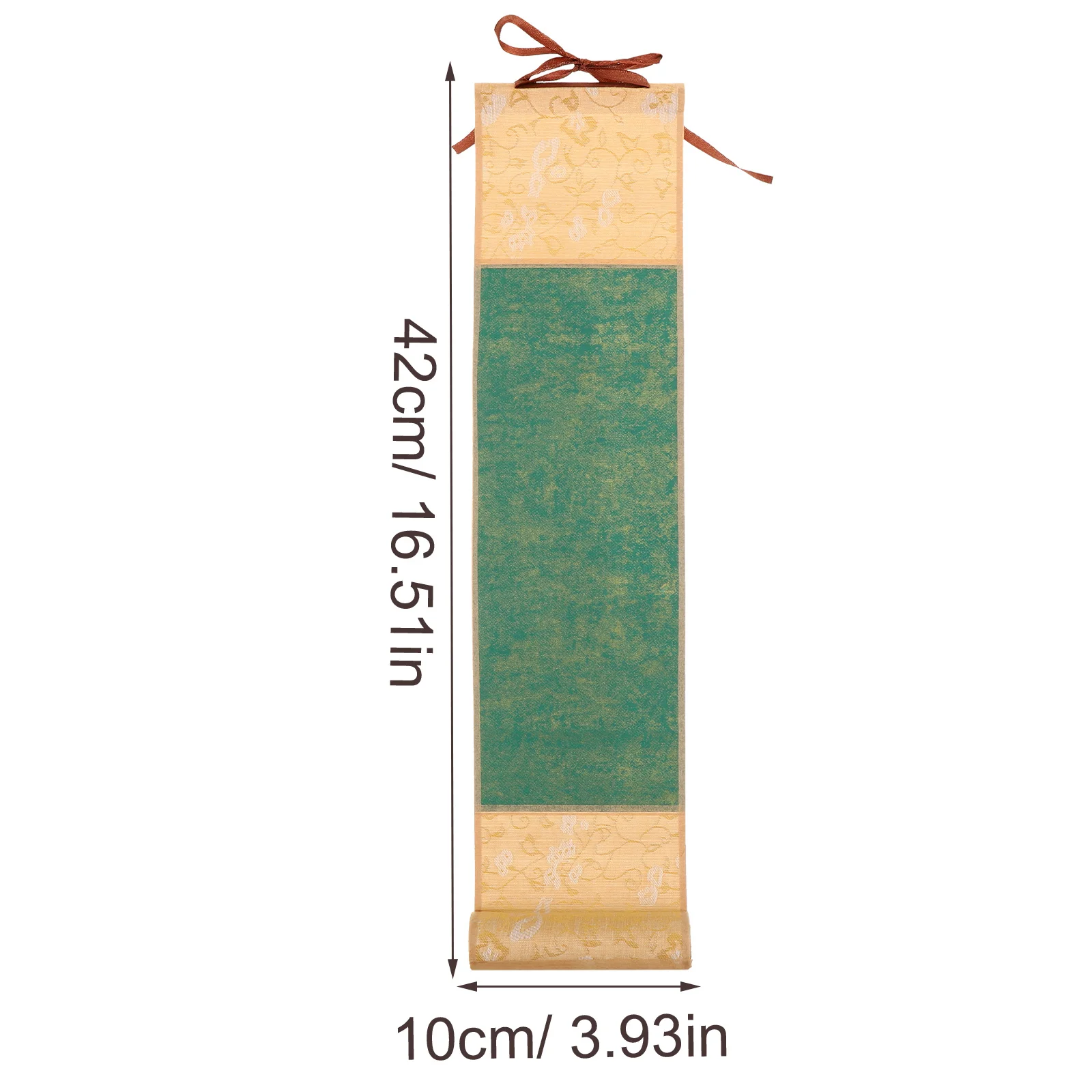 التمرير الفارغ الرجعية لطلاء الخط الصيني ، مادة ورقية قماش مقاومة للاهتراء رسم معلق ديكور فني العرض