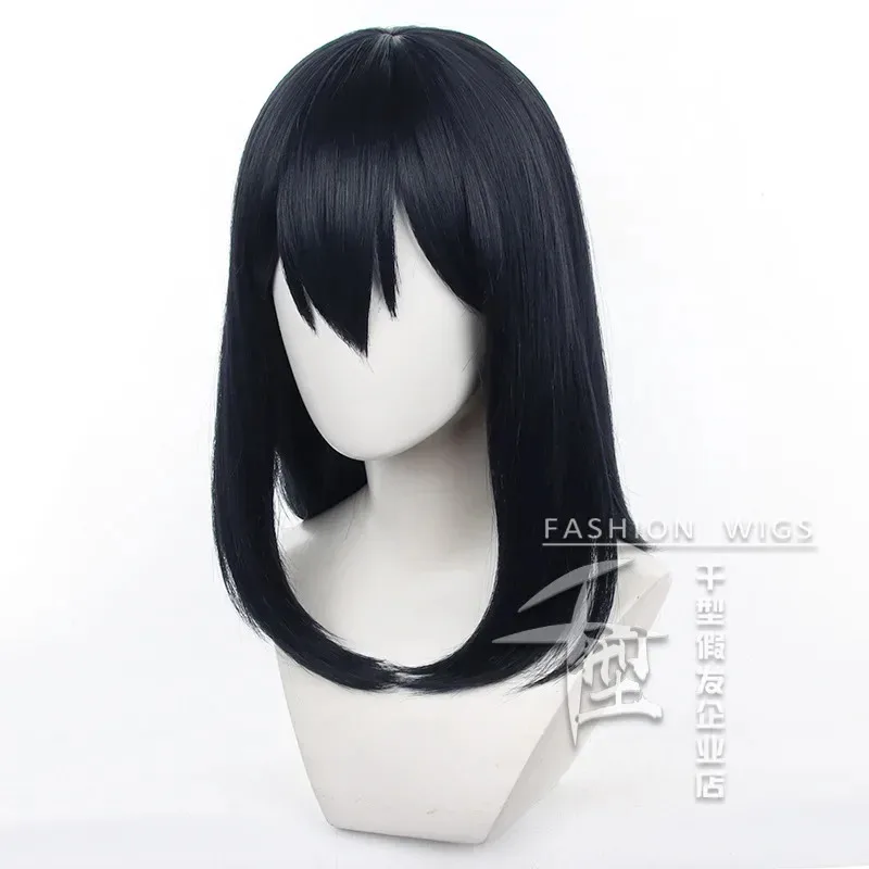 

Shimizu kiyoko Cosplay Anime Haikyuu Volleyball Club Karasuno Cosplay Wigs Long Black Heat Resistant Cosplay Prop Wigs for Women