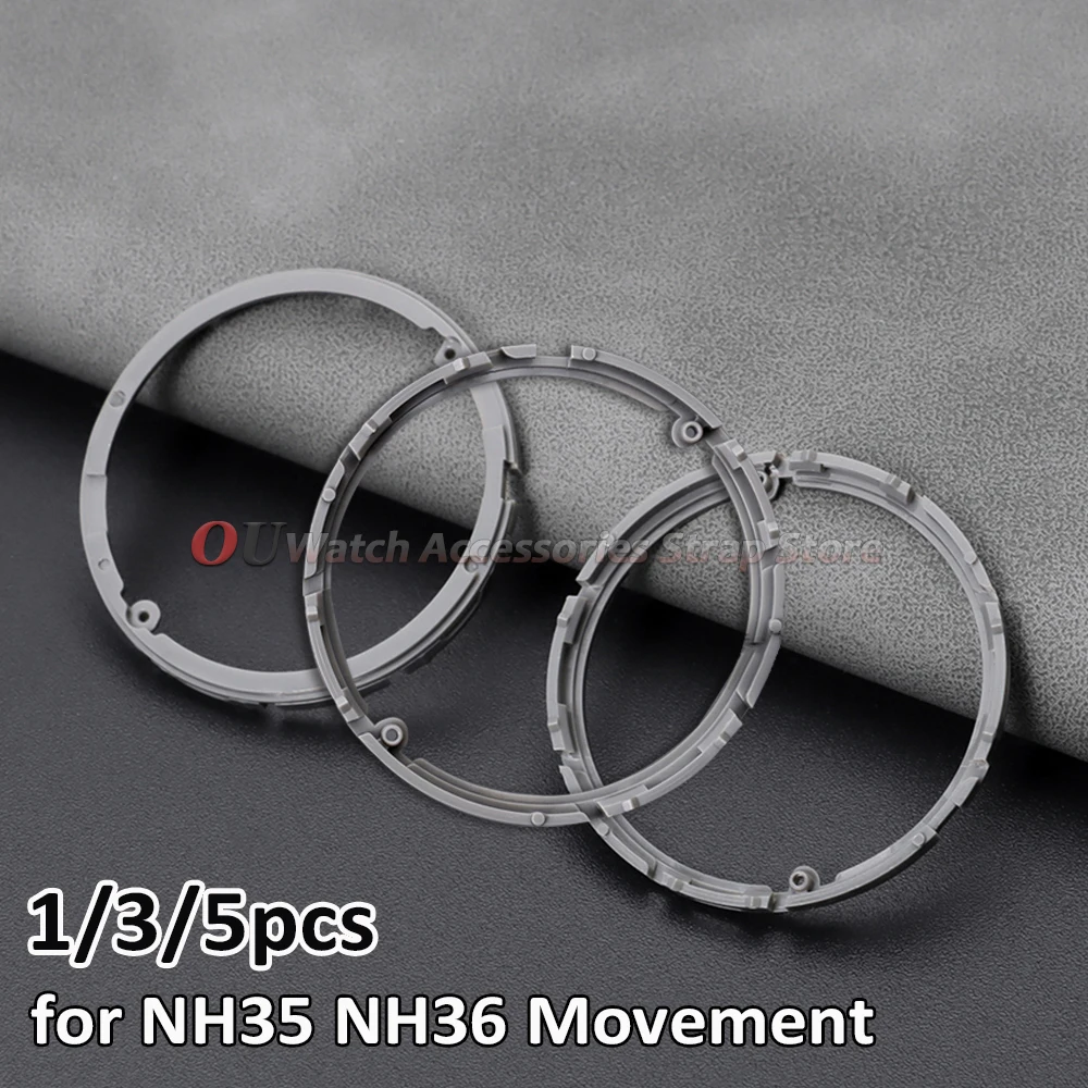 For NH35 NH36 NH38 NH39 Movement Spacer Plastic Rings Parts Watch Accessories Watch Movement Holder Fixed Prevent Repair Parts