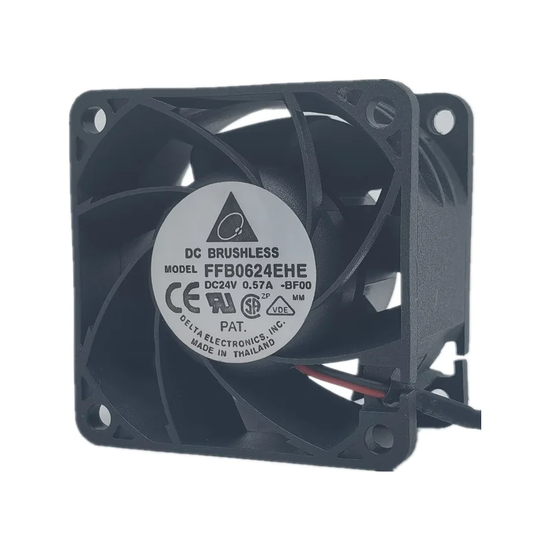 Nieuwe Delta FFB0624EHE 24V 0.57a 6038 6Cm Bal Frequentieomvormer Industriële Computer Fan