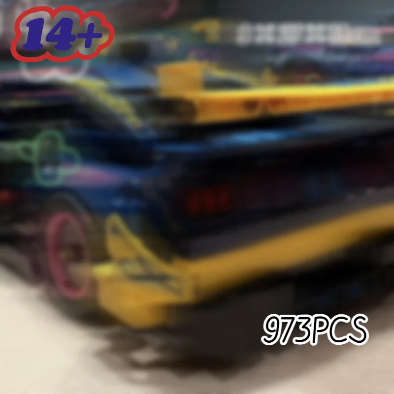 In Stock DIY Toy 973PCS Customizable Ford Mustang Car Building Blocks Creative Educational Toys for Friends Festival Party Gift