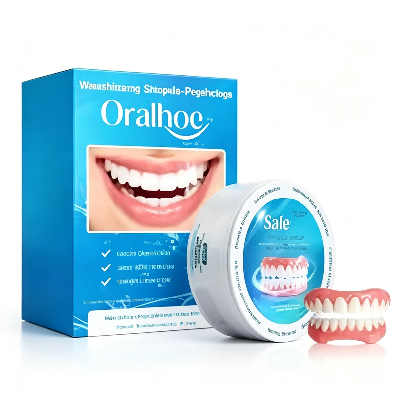 

2026Portable Reusable Soft Silicone Denture Reline Kit Safe Instant Teeth Comfort Restoration Daily Essential ck848