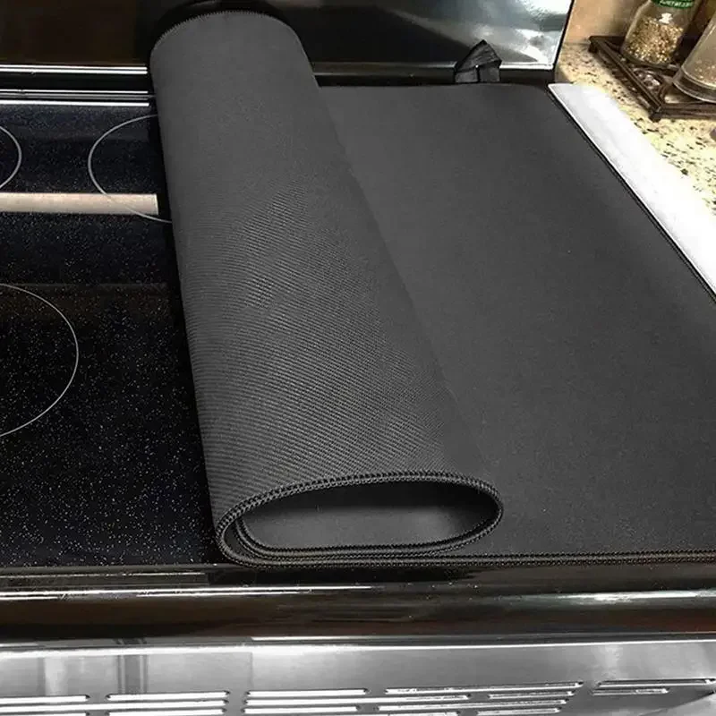 Electric Stove Protector Cover Induction Cooker Gas Stove Top Burner Protection Pad Non-Slip Mat Kitchen Accessories Utensils