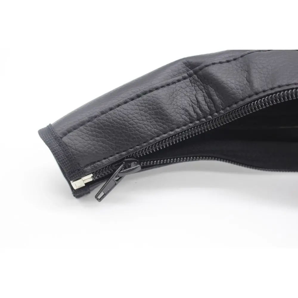 

High Quality PU Stroller Handlebar Cover Zipper Style Washable Kid Pram Handle Sleeve Universal Anti Slip Protective Glove