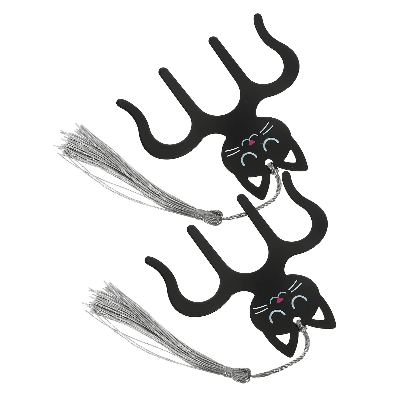 

2Pcs Black Cat Cartoon Piano Score Sheet Music Book Clip Page Holder Music Book Clip Notebook Holder Reading Accessories Guitar