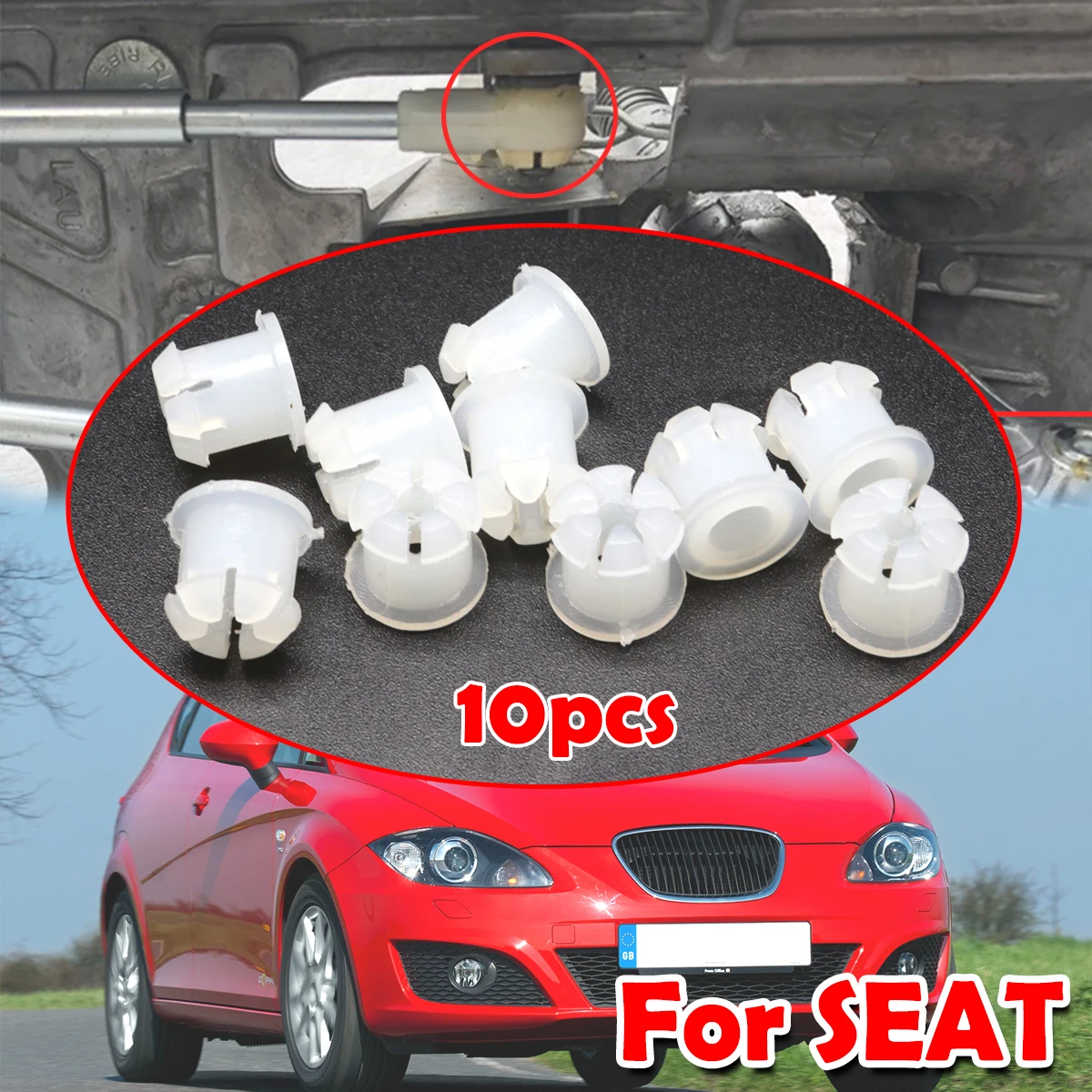 

Manual Transmissions Shifter Cable Bushing For SEAT ALTEA CORDOBA IBIZA LEON Rubber Grommet Clip Shift linkage Rod Repair Kit