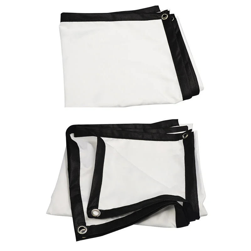 

Экран проектора разных размеров 16:9 84 100 дюймов 120 дюймов 150 дюймов - портативный HD устойчивый к морщинам для домашнего кинотеатра, офиса на открытом воздухе