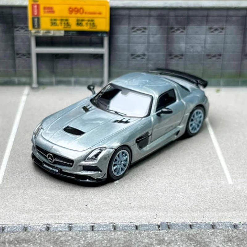 

TW масштаб 1:64 SLS AMG модель автомобиля из сплава, классический сувенир для взрослых, подарок, статический дисплей