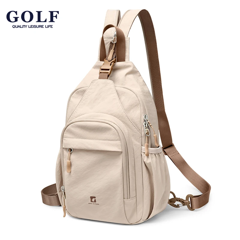 

GOLF QUALITY Waterproof Chest Bag Fits 7.9" iPad Mini, Unisex Anti-Theft Sling Bag