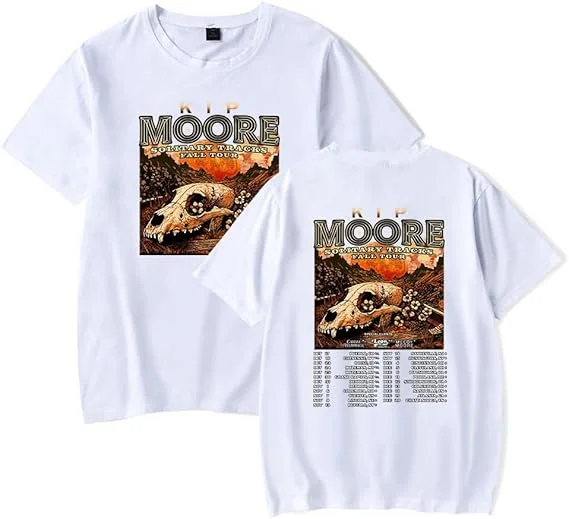 Kip Moore Solitary Tracks Tour 2025 T-Shirt Merch for Women/Men Short Sleeve Tshirt Tee Fashion Streetwear