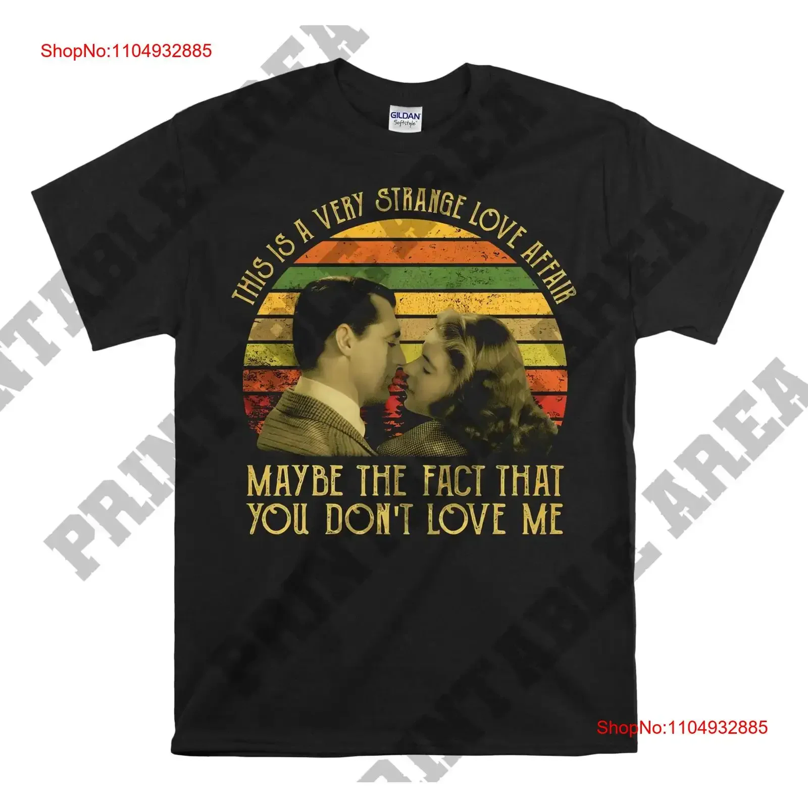 أليسيا هوبرمان خمر هذا هو علاقة حب غريبة جدا ربما الحقيقة التي لا أنت لا لي الرجال تي شيرت MO35 خمر غسلها #1