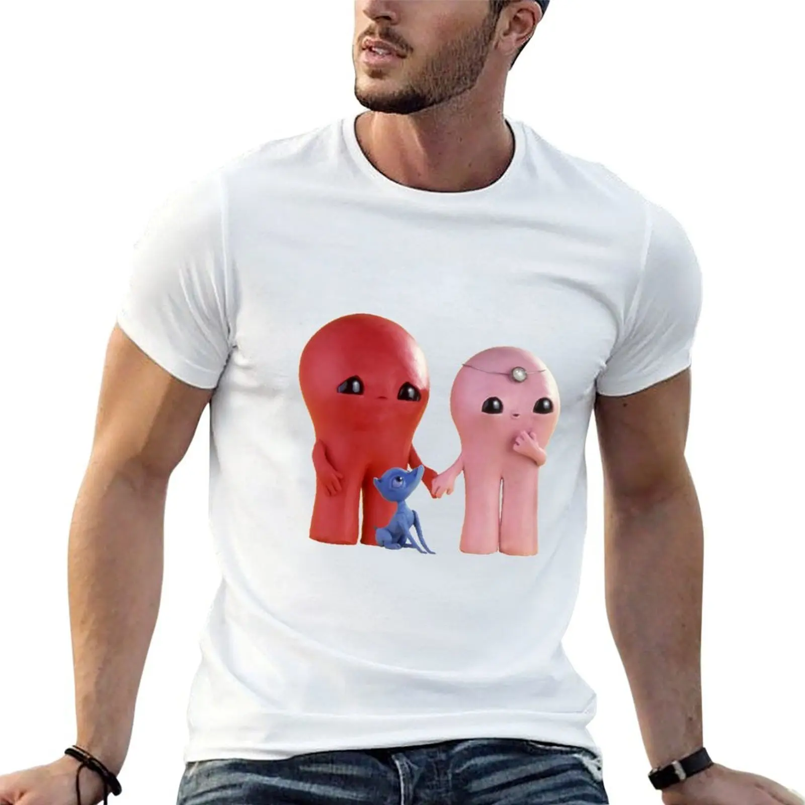 

Plasmo, Parsty and Niknik T-Shirt t shirts for man pack white anime tshirt essential t shirt T-shirt