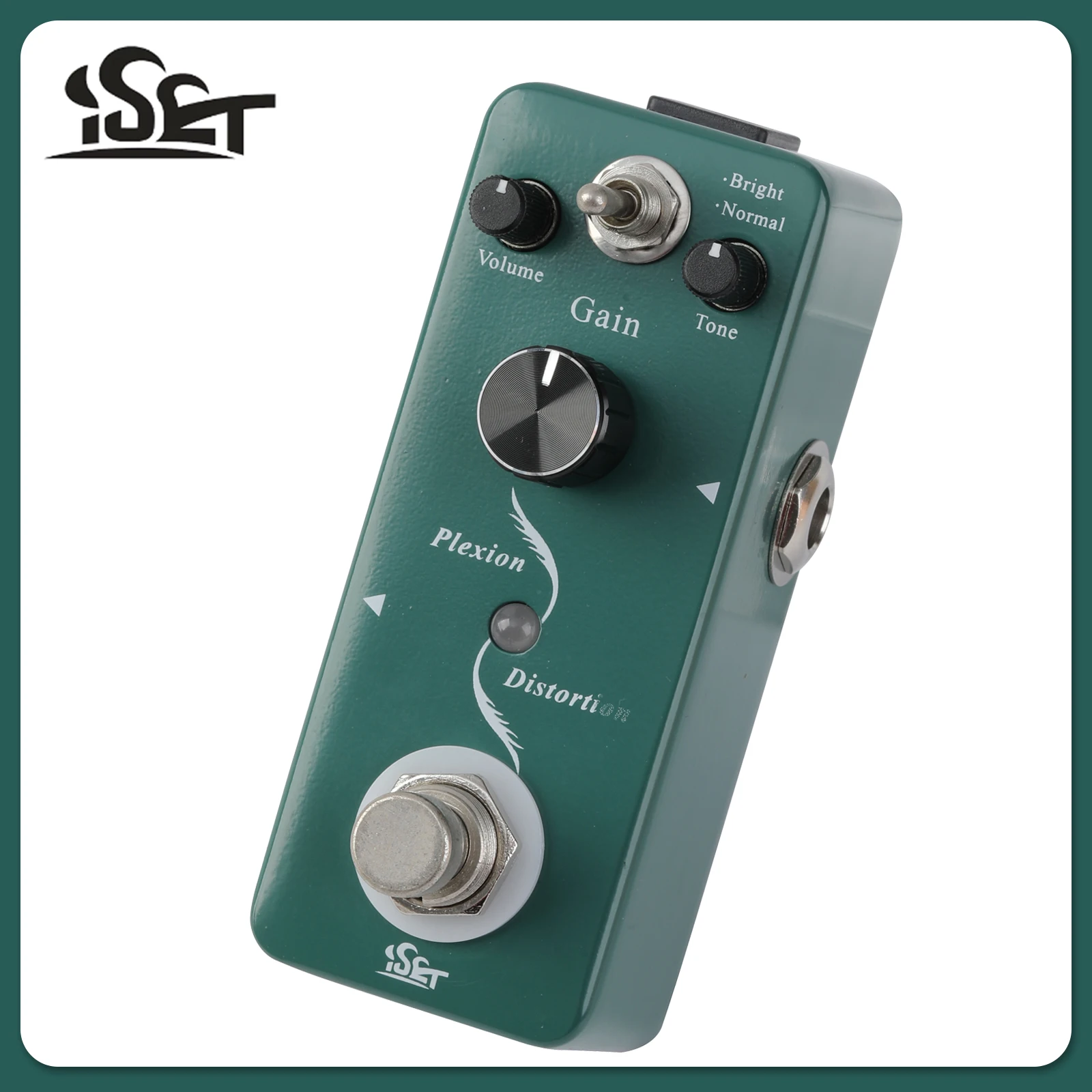 ISET PD-8B Plexion تشويه تأثير الغيتار دواسة Plexion تشويه لهجة تأثيرات صحيح الالتفافية دواسة الغيتار الكهربائي الملحقات