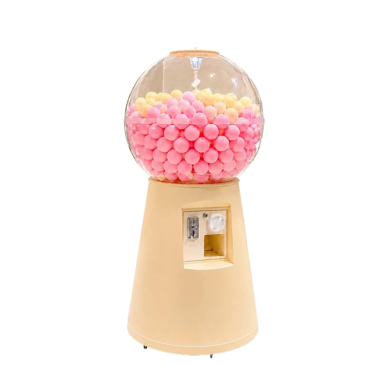 2026 new store promotion lottery props fully transparent haute couture coin small large egg twisting machine