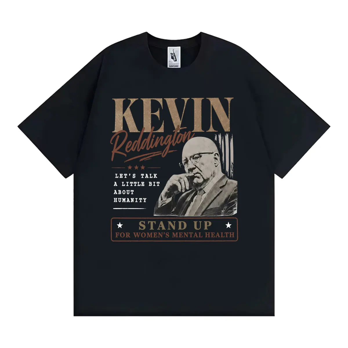 Kevin Reddington Stand Up for Women's Mental Health T Shirt Men Harajuku Fashion Classic T-shirts Summer Tops 100% Cotton Tshirt