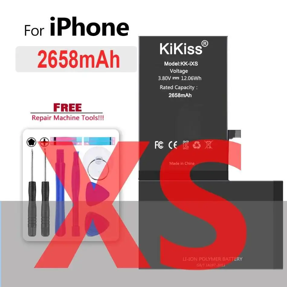 

Долговечный аккумулятор для мобильного телефона Apple Iphone XS 2658 мАч