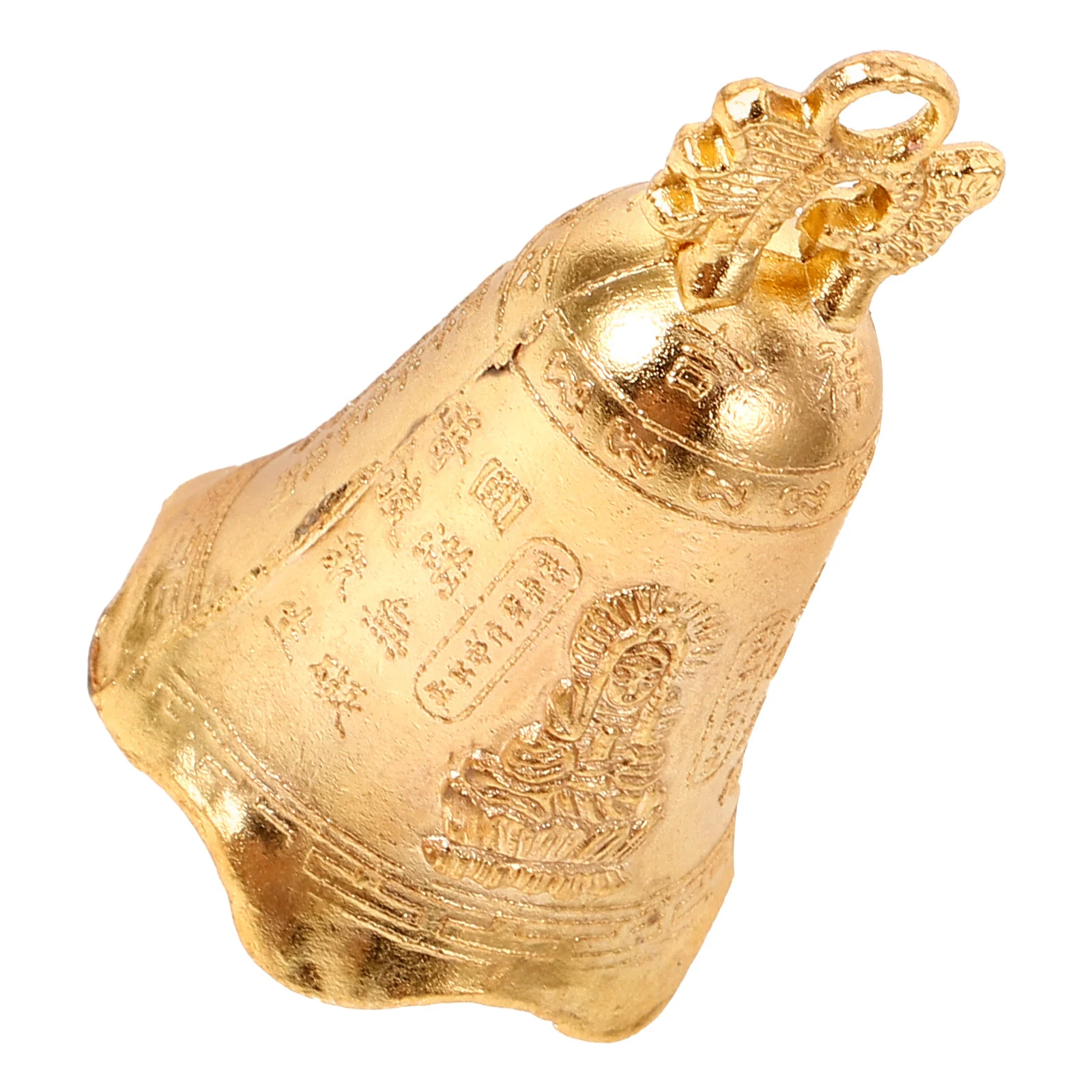 خمر جرس الرجعية الصينية البسيطة البرونزية النحت فنغ شوي الرياح الرنين لحديقة المنزل مكتب حفل زفاف ديكور معلق الحرفية #4