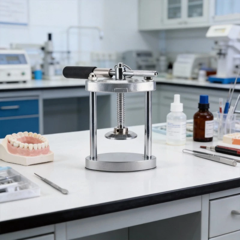 

Dual Press Manual Denture Processing Box, Dental Lab Equipment for Precise Fitting and Long-Lasting Results