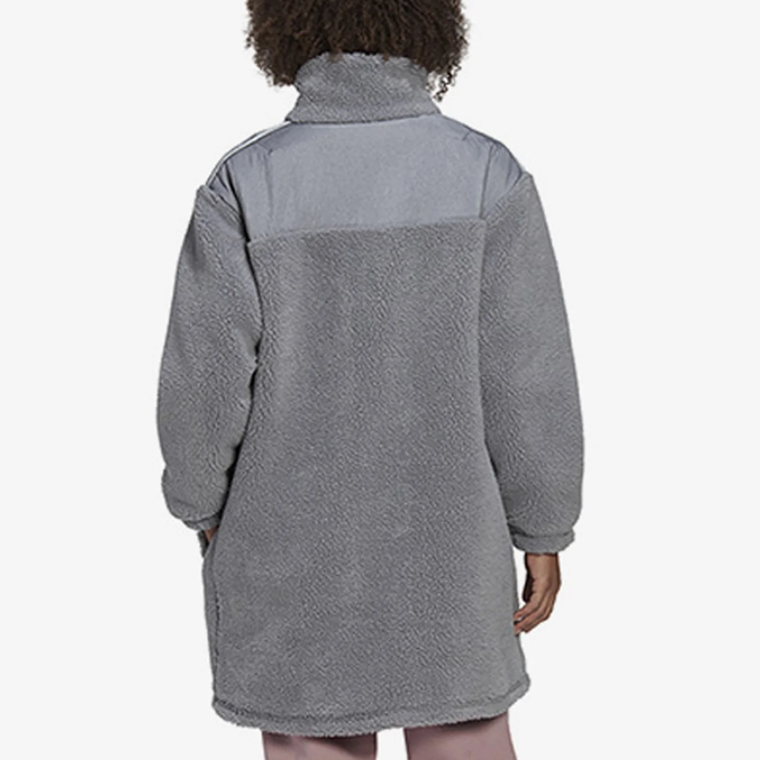 Adidas genuine clover women's imitation lamb wool sports loose cotton clothing HK5256