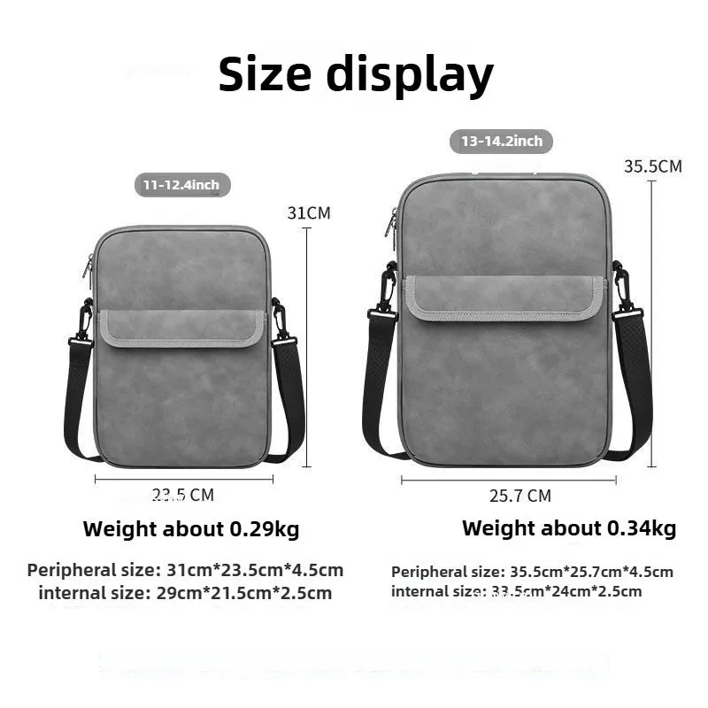 Tas Lengan Tablet untuk MacBook Air/Pro 13-13.6 Inci Notebook MacBook Pro 14 Inci Tas Penyimpanan Tablet MacBook Air M1 M2
