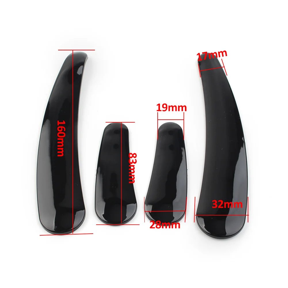 Glossy Black Motorcycle Curved Swingarm Frame Insert Set 4Pcs For Harley Davidson Softail 2008-up Accessories