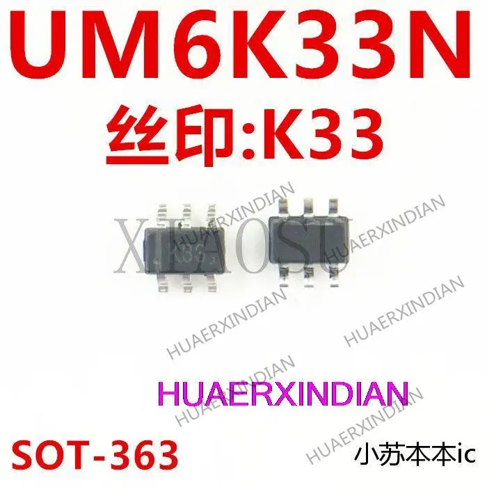 Original  UM6K33N  printing K33 SOT-363