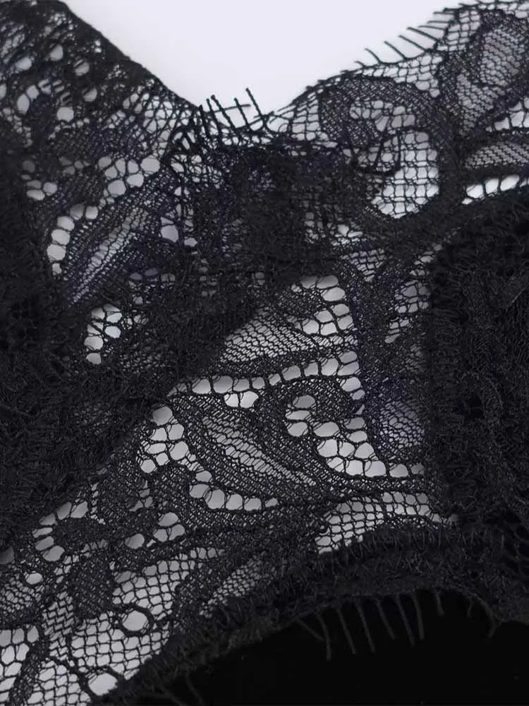 Europese en Amerikaanse stijl winter nieuwkomers modieuze dameskleding ontwerp jarretel kant faux fluwelen jurk