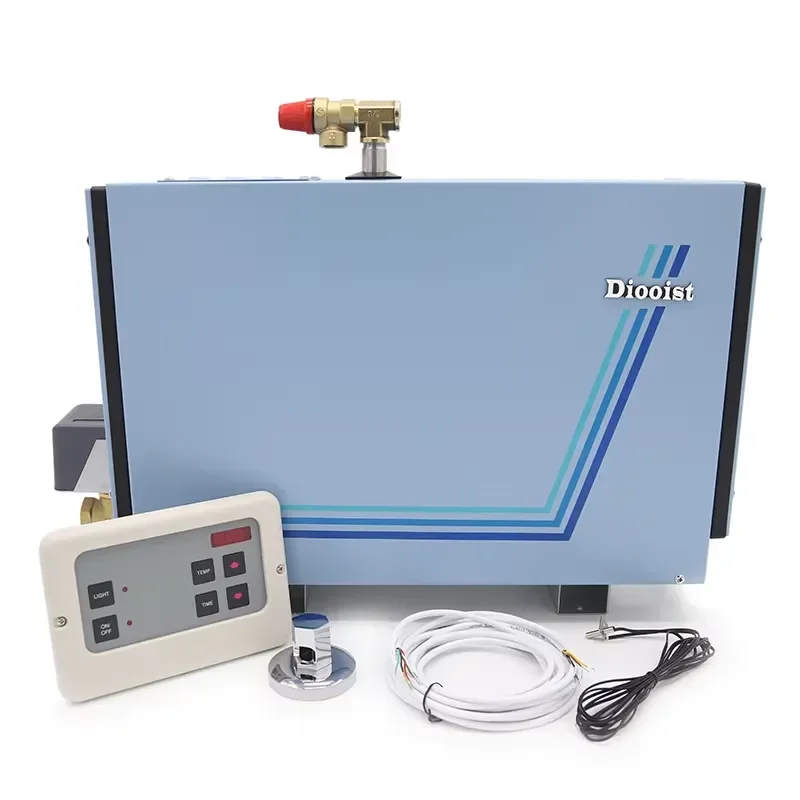 STROVAN Commercial Use Modern Auto Draining 12KW Portable Steam Bath Generator with Computer Control Panel